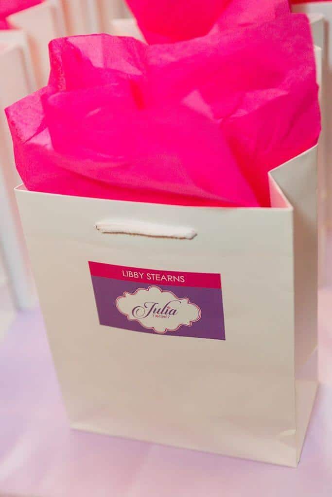 Custom Party Favor Bag with Logo Sticker