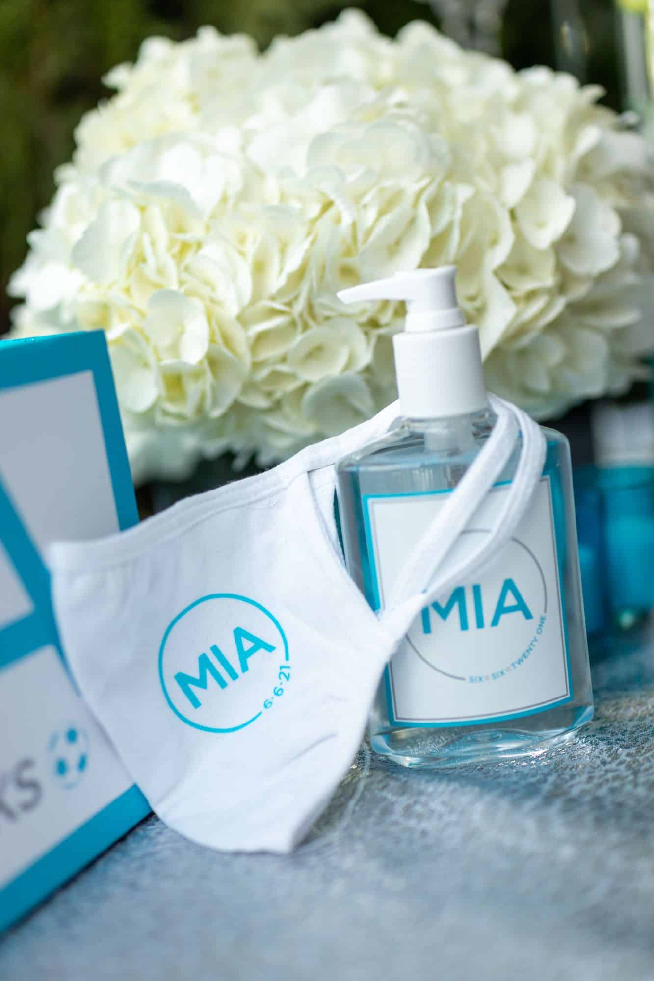 Soccer Theme Custom Covid Kit with Hand Sanitizer and Mask for Bat Mitzvah