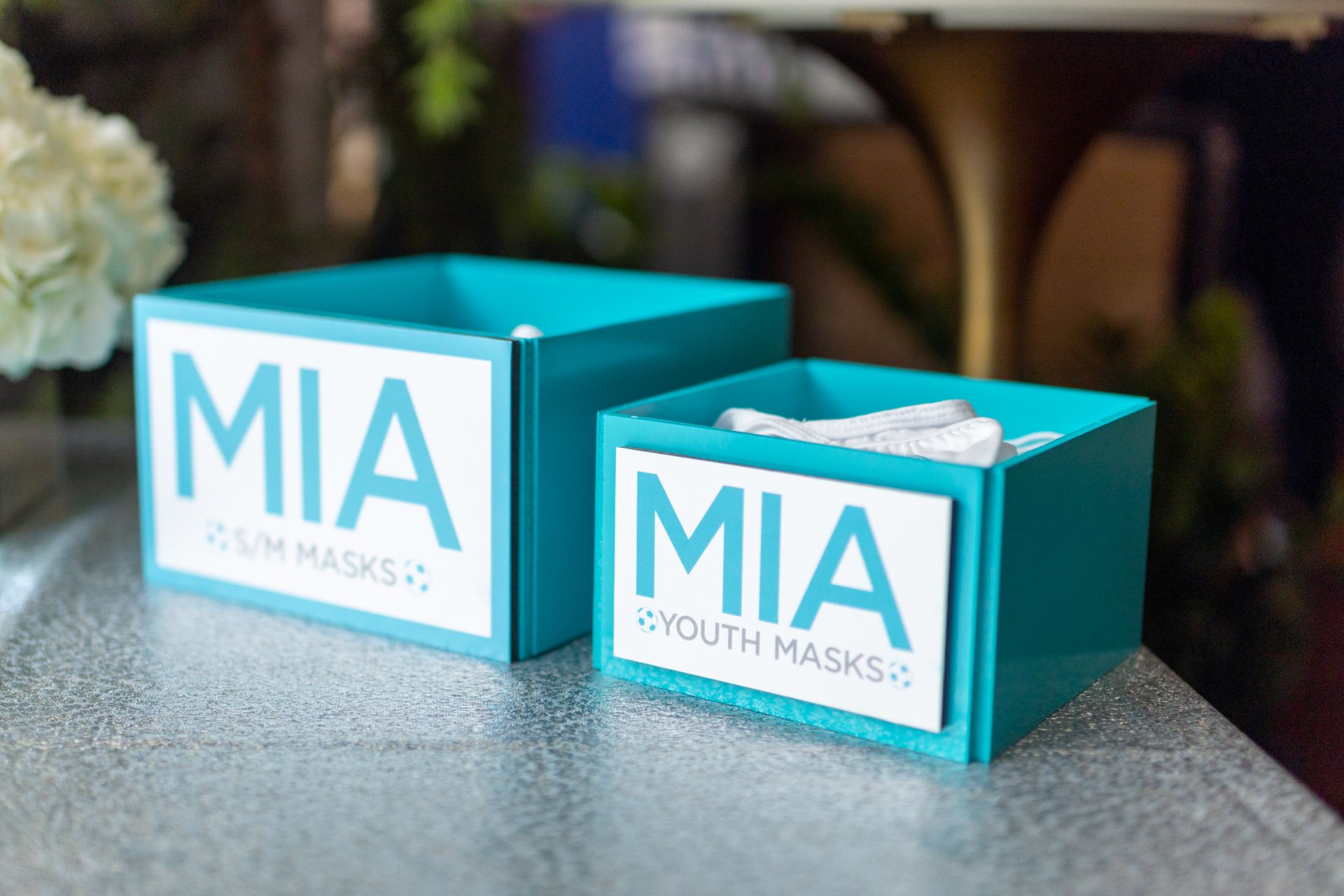 Soccer Theme Custom Masks for Bat Mitzvah