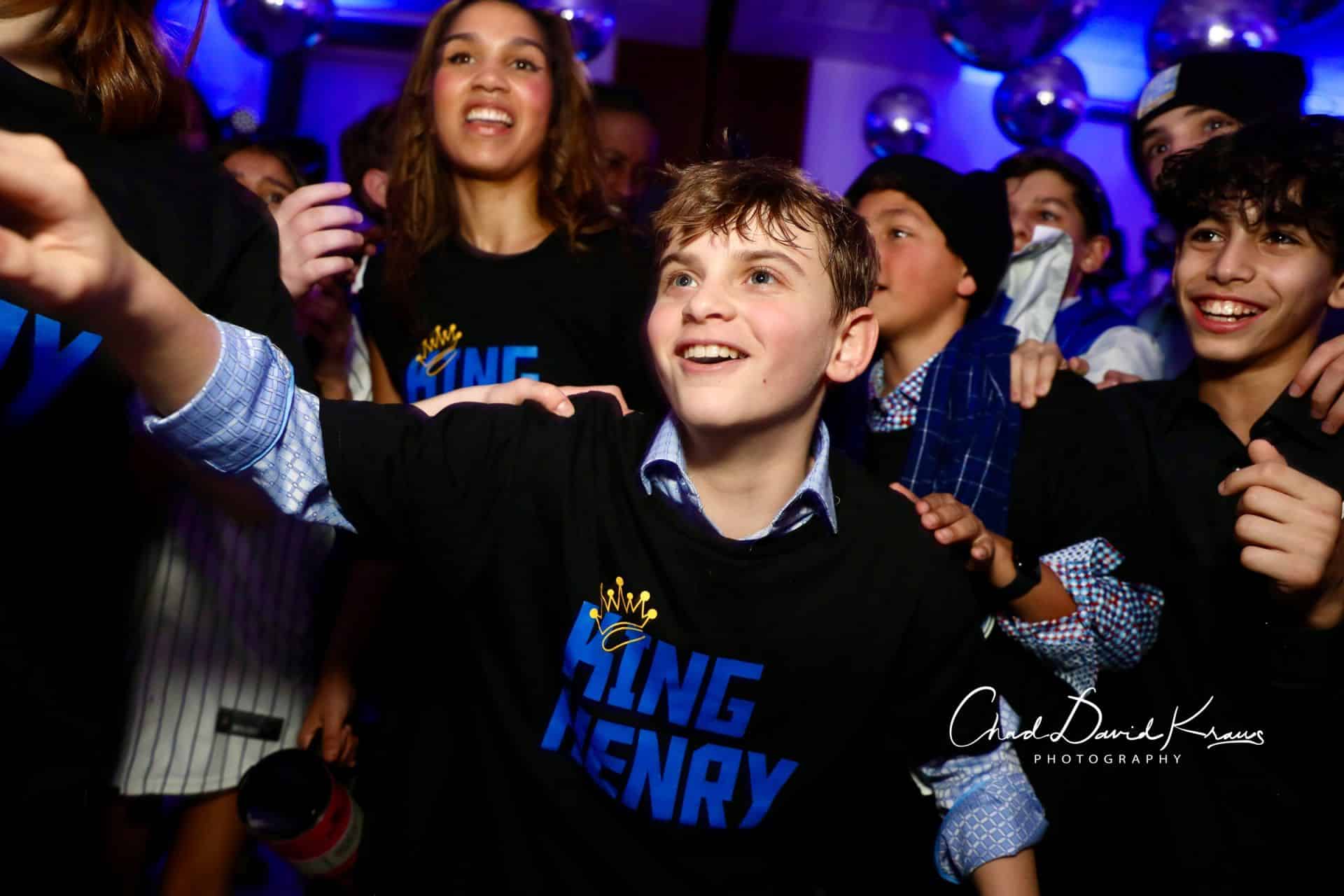 Bar Mitzvah Dance Floor Custom Logo Tees