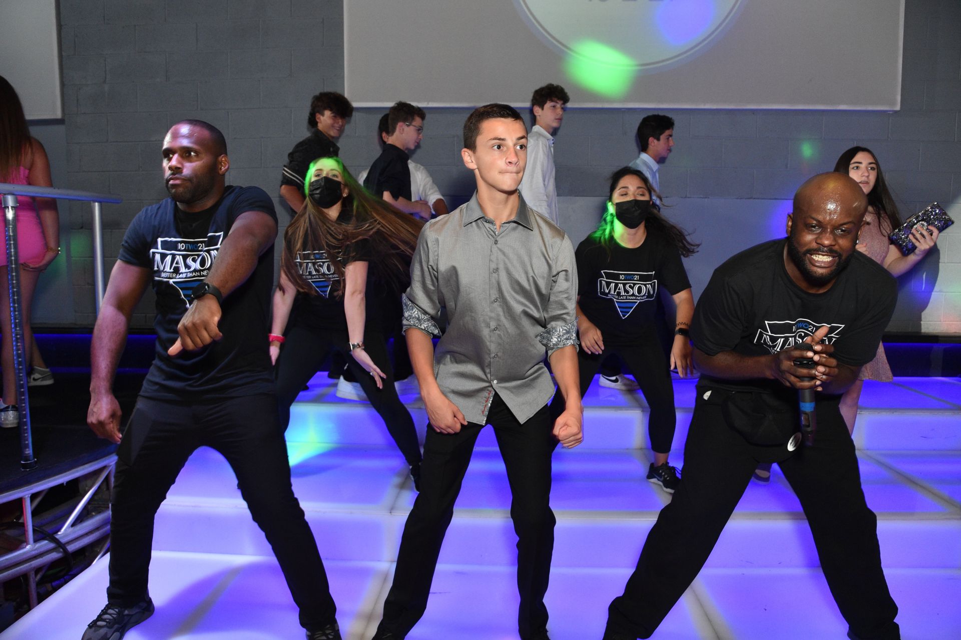 Fun Custom Dance Floor Swag for DJ and Dancers