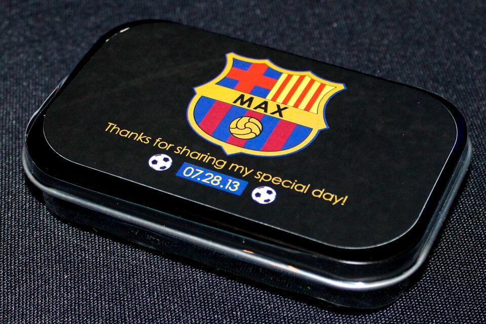 Mint Box Party Favor with Custom Logo