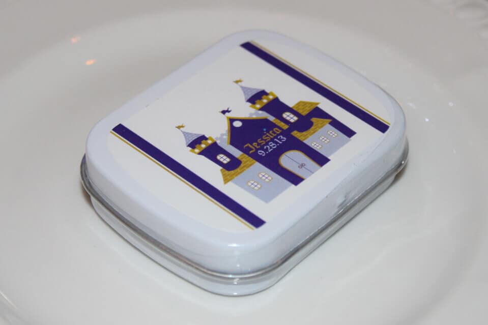 Mini Mint Box Party Favor with Custom Logo