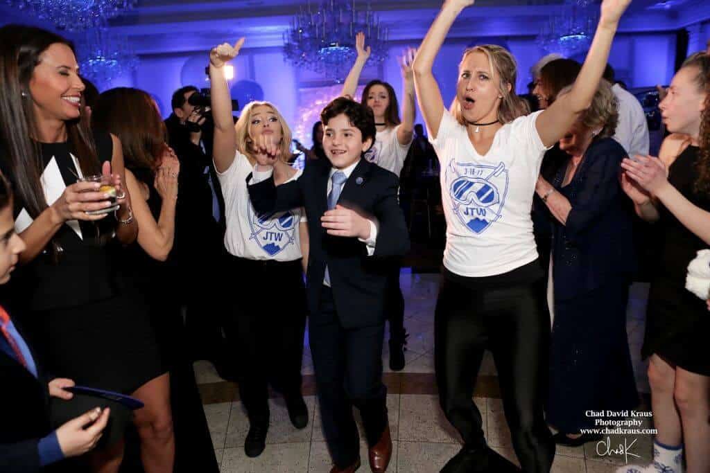 Ski Themed Bar Mitzvah with Custom Dancer T-shirts