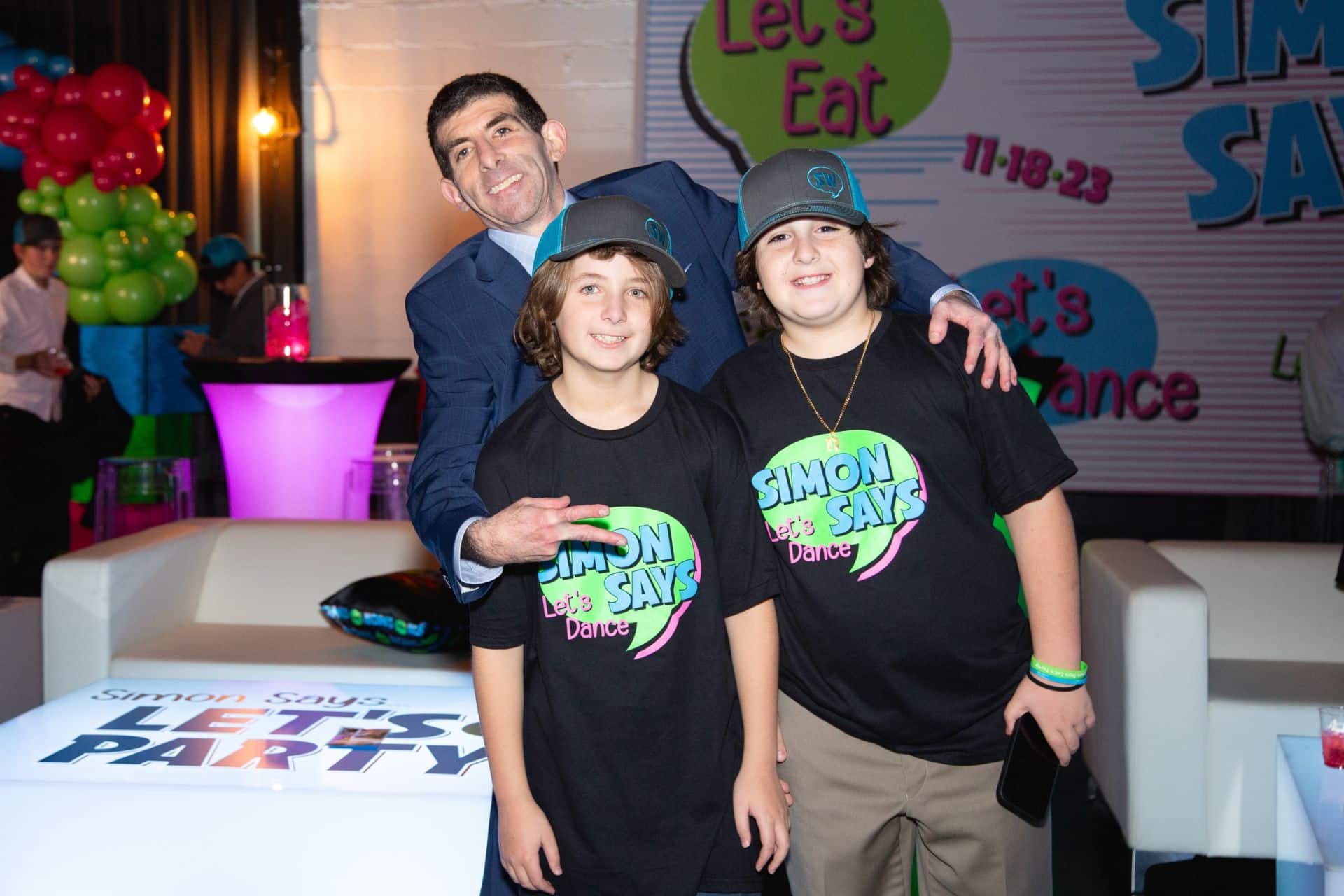 Custom Neon Logo Swag for Bar Mitzvah