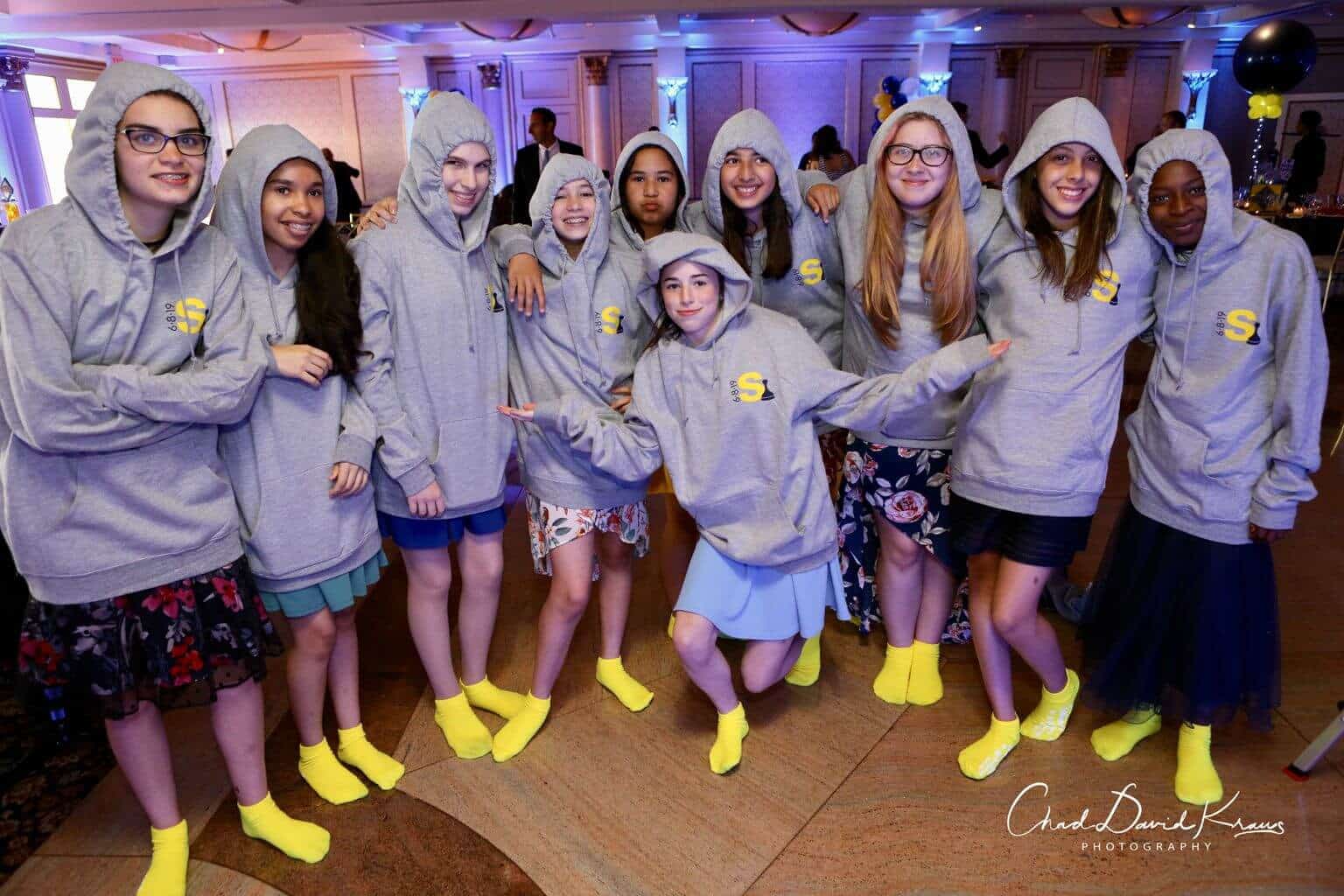 Custom Logo Sweatshirts for Game Themed Bar Mitzvah