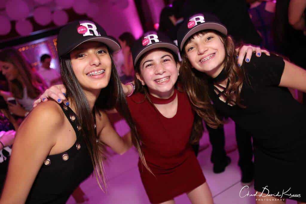 Custom Embroidered Logo Caps for Bat Mitzvah Party Favors