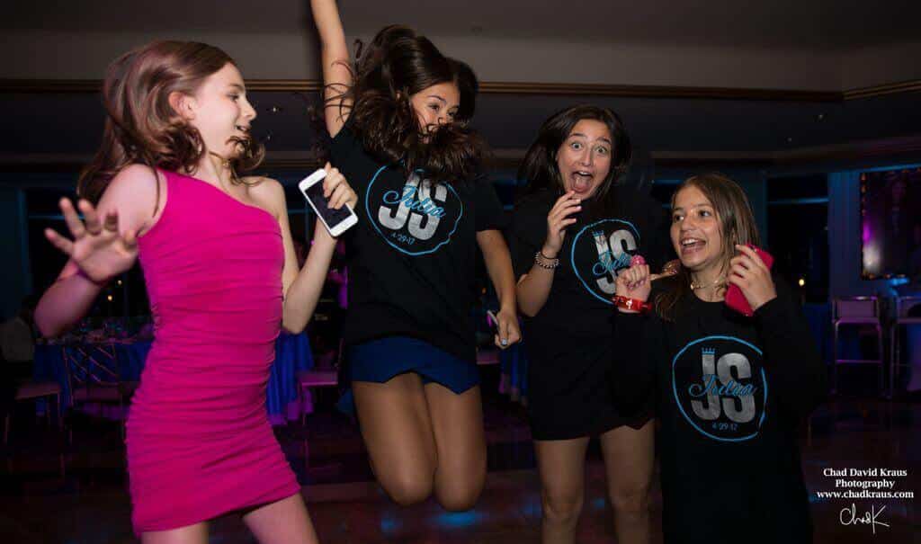 Custom Logo T-shirts for Bat Mitzvah Favors