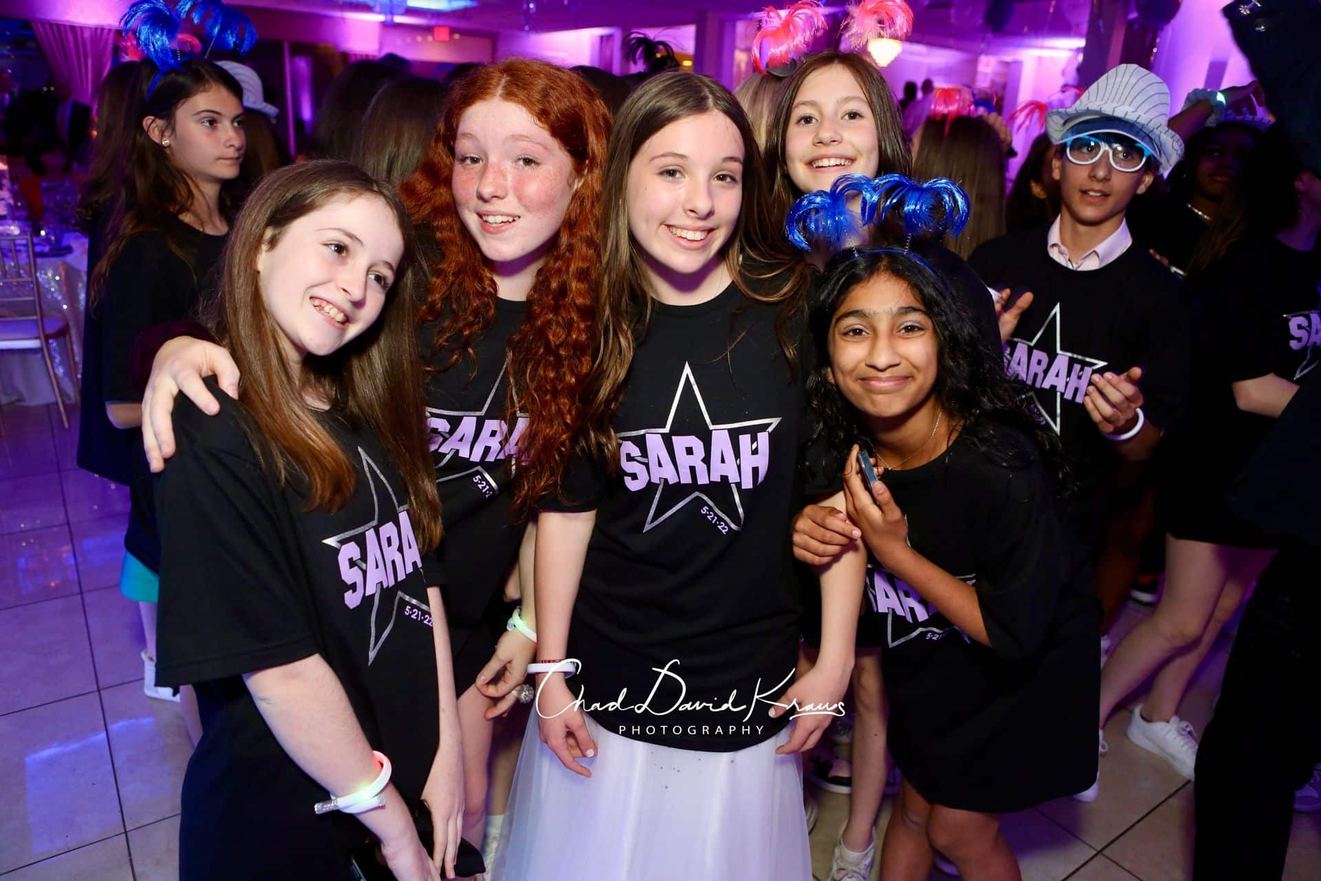 Custom Hollywood Bat Mitzvah Tees with Logo