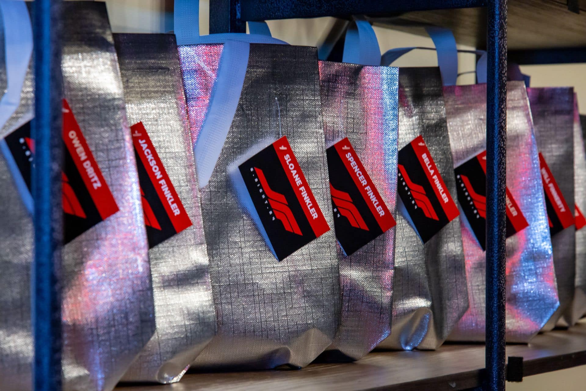 Custom Tags Favor Bags