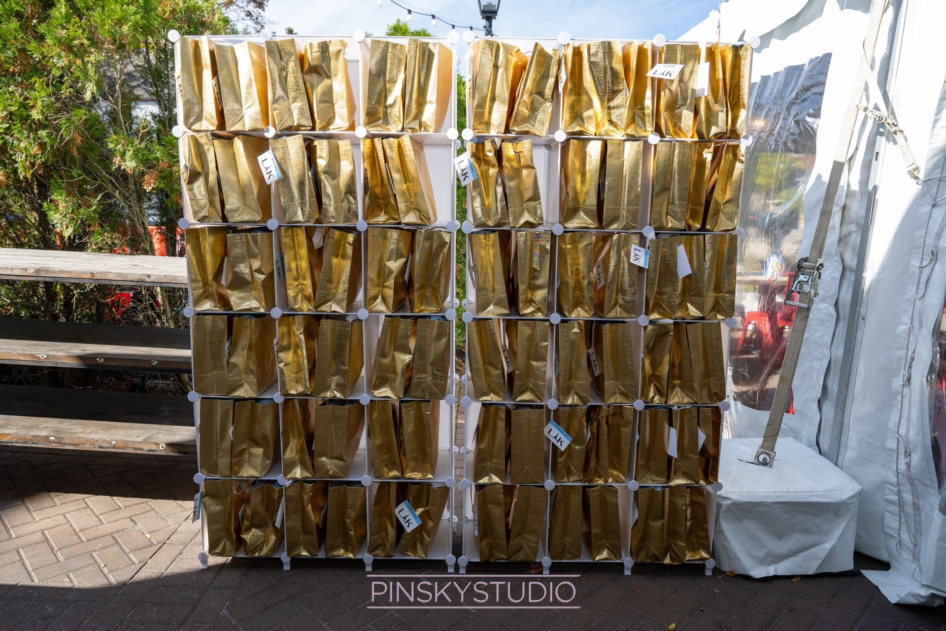 Bag and Tag Party Favors Cubbies