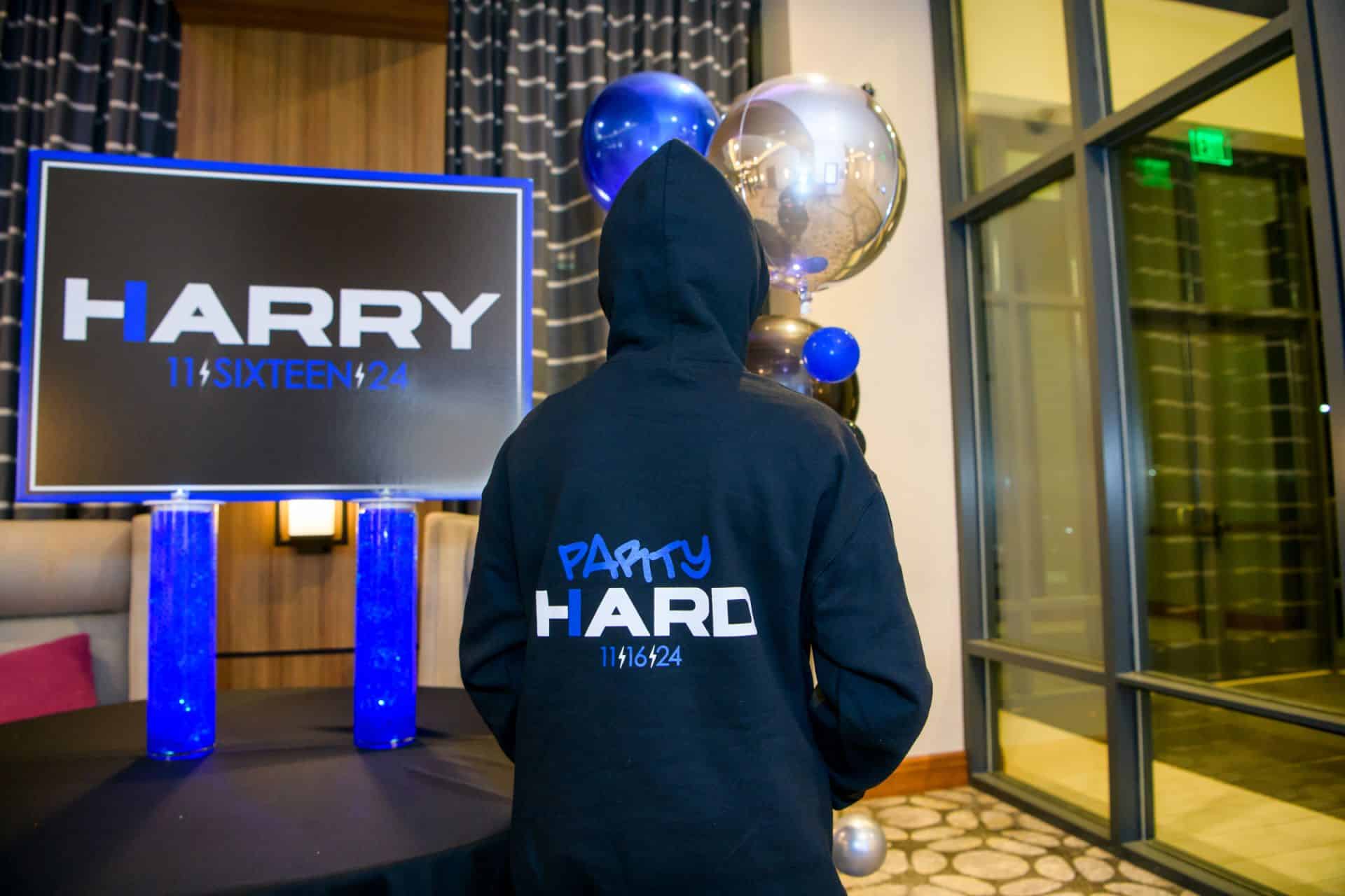 Custom Bar Mitzvah Logo Hoodie