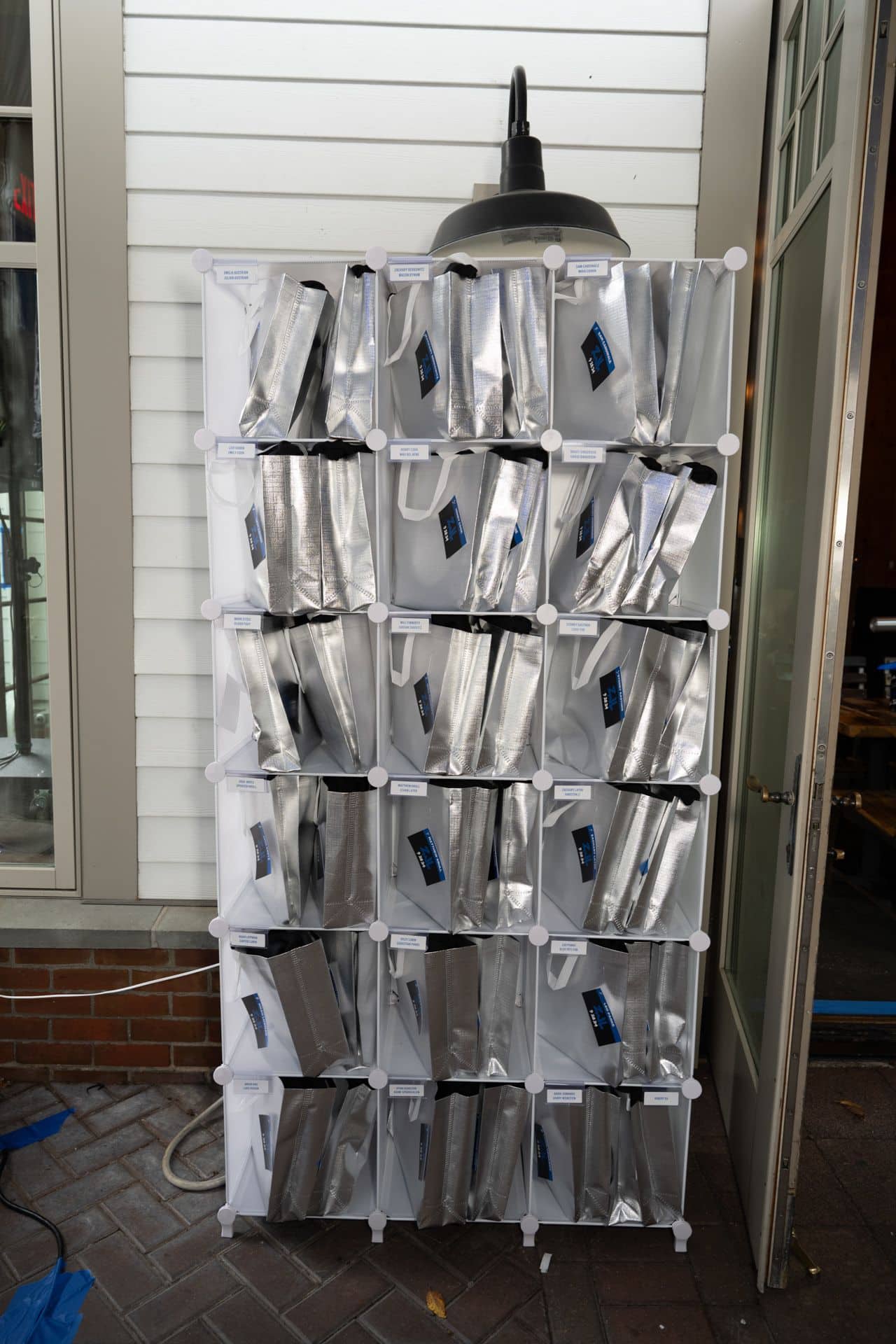 Bar Mitzvah Bag and Tag Cubbies