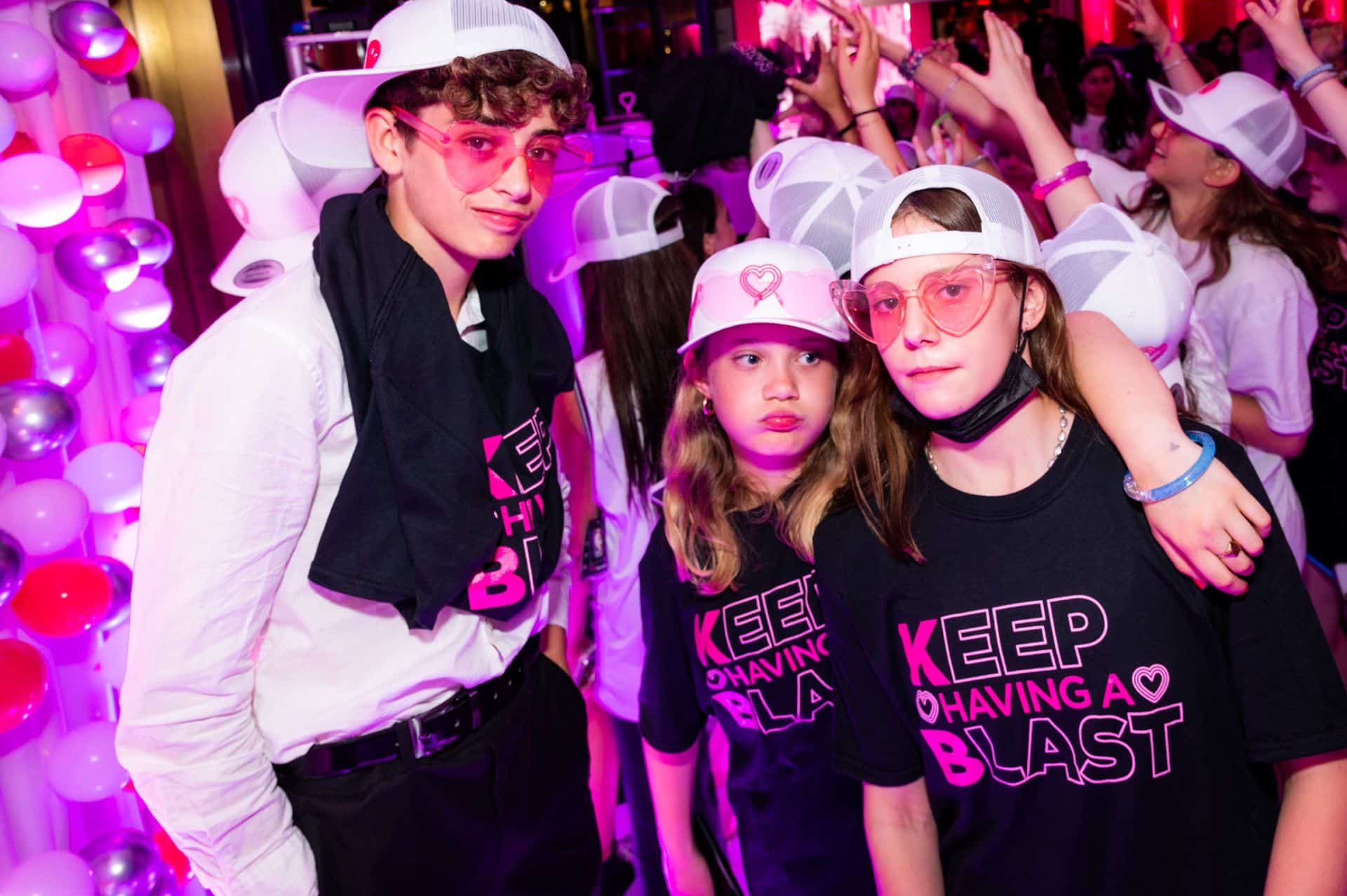 Custom Tees and Trucker Hats for Bat Mitzvah Dance Floor Swag