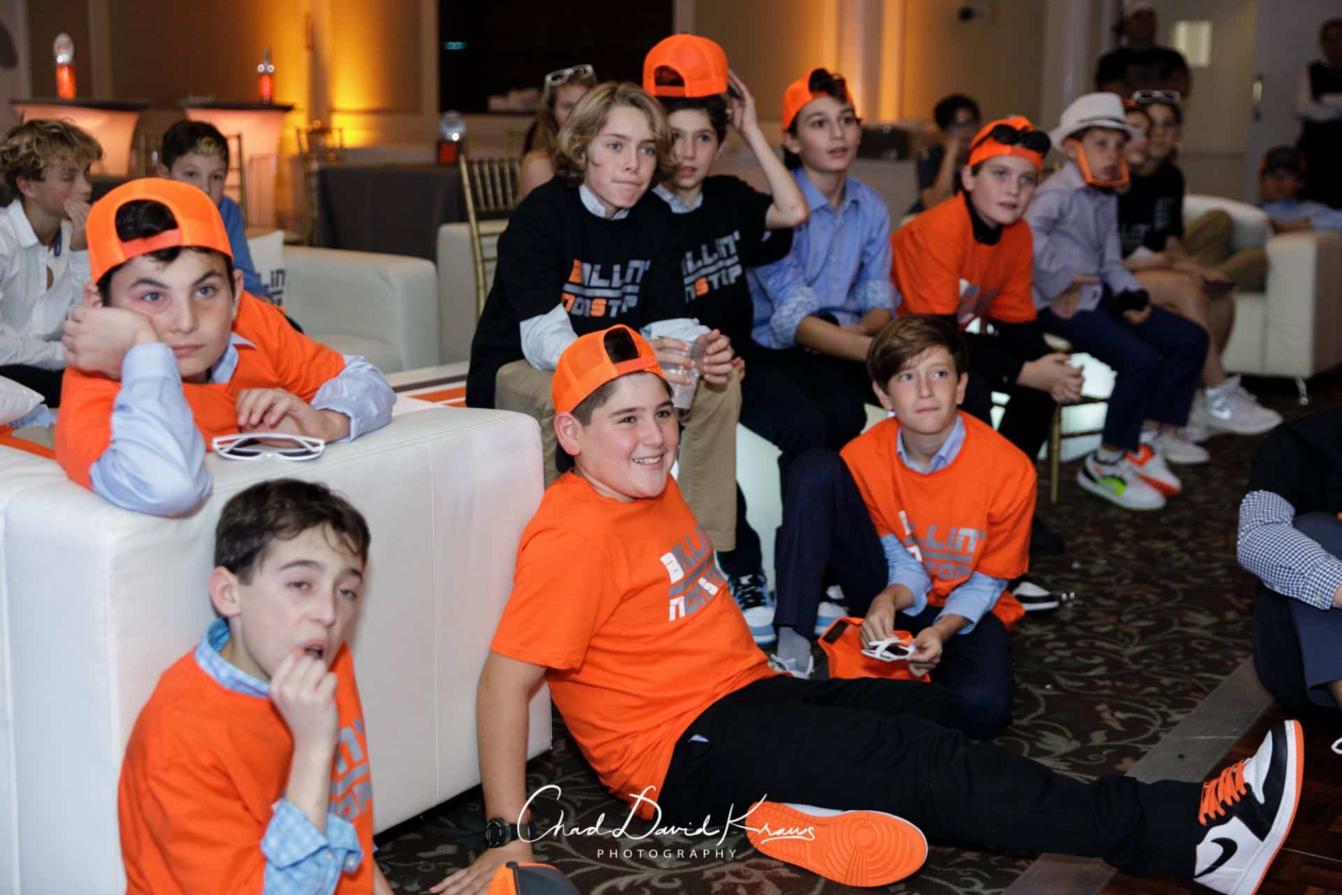 Sports Themed Bar Mitzvah Dance Floor Swag