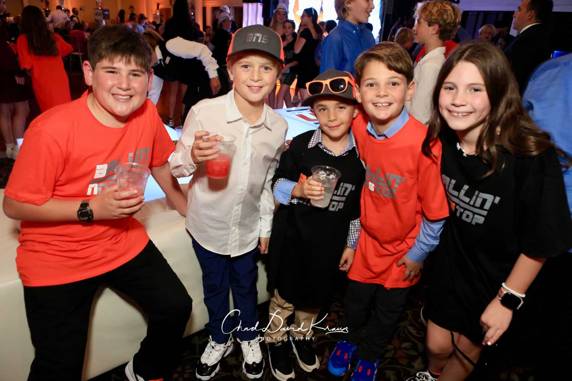 Sports Themed Bar Mitzvah Dance Floor Swag