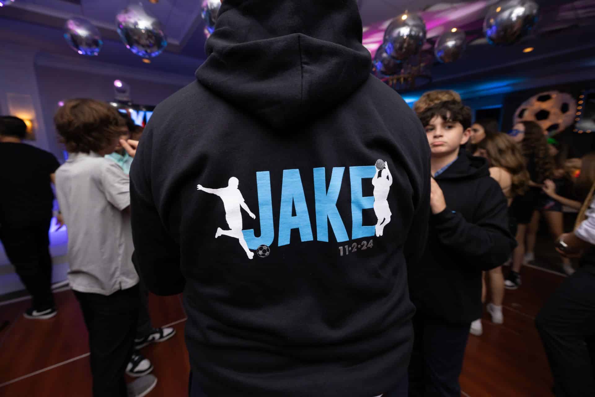 Custom Sports Bar Mitzvah Hoodie