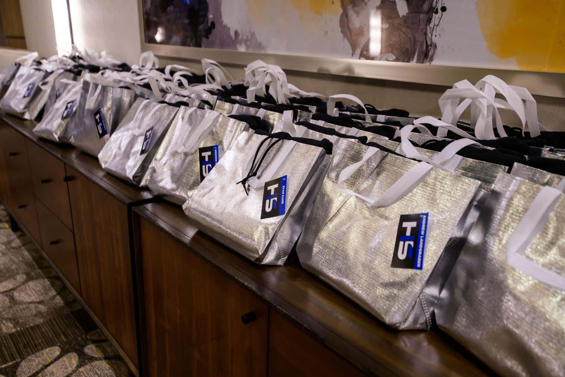 Favor Swag Bags with Tags