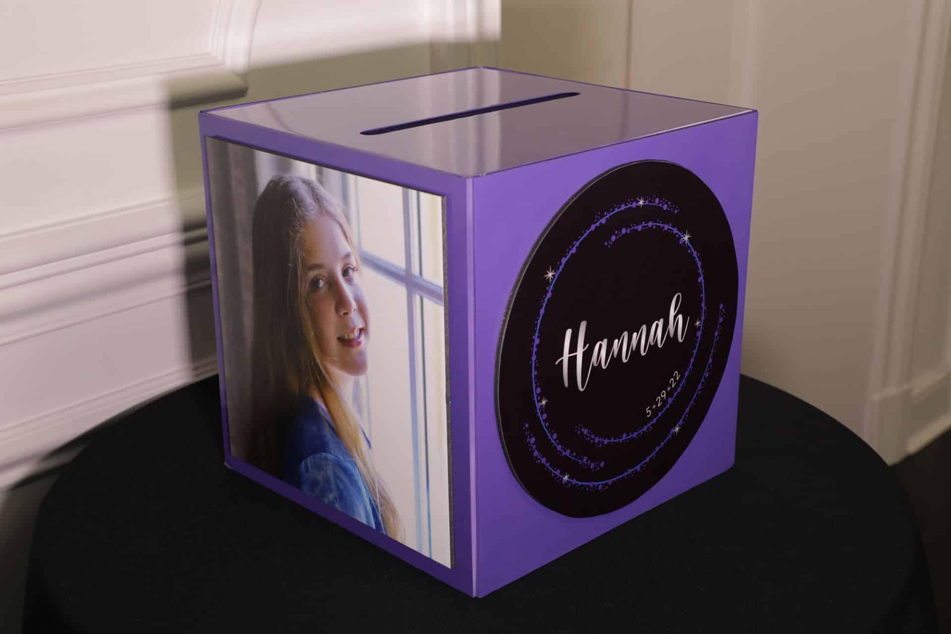 Galaxy Themed Gift Box with Custom Logo and Photos