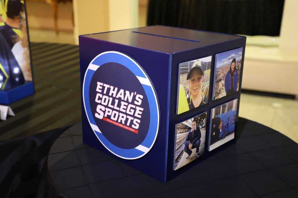 College Sports Gift Box with Custom Logo and Photos