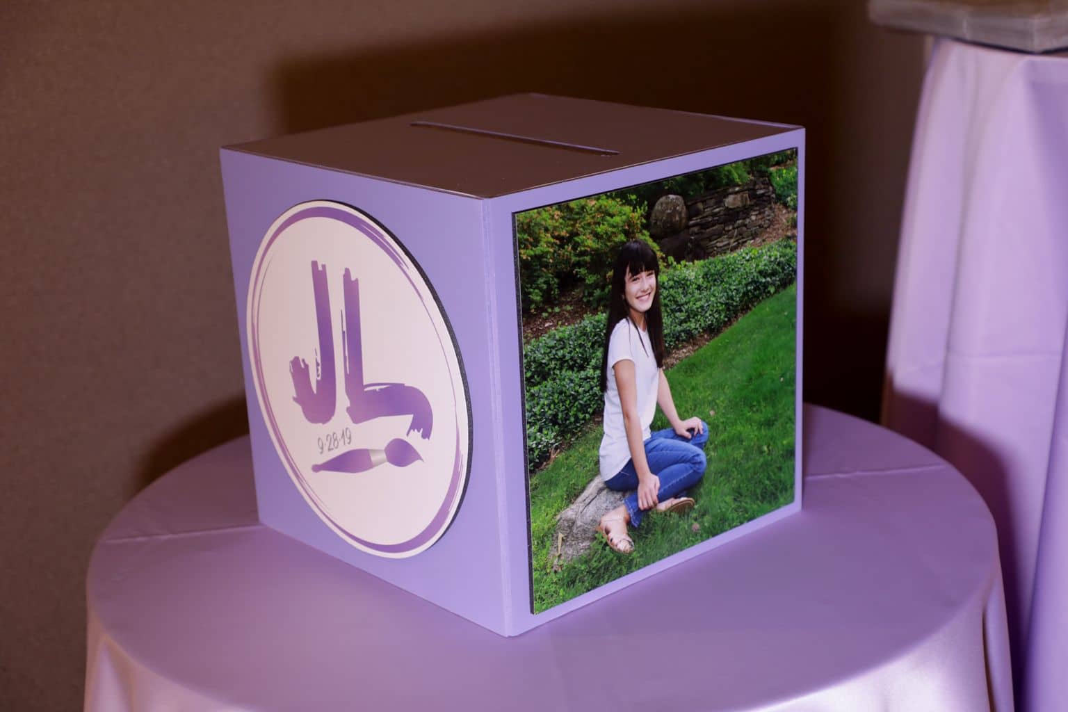 Art Themed Gift Box with Custom Logo and Photos