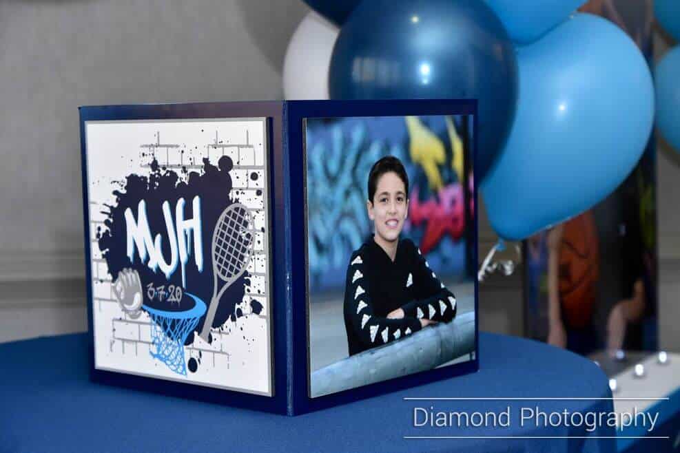 Graffiti Themed Gift Box with Custom Logo and Photo