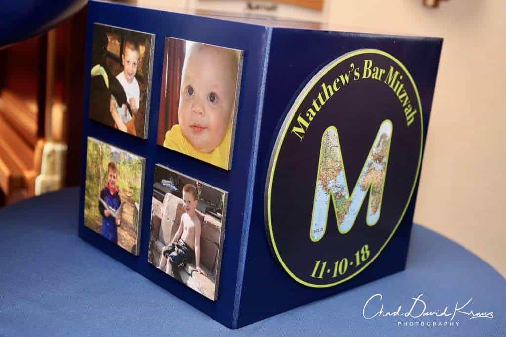 Travel Themed Gift Box with Custom Logo and Photos