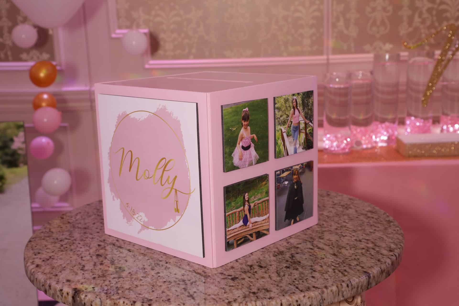 Dance Themed Gift Box with Ballet Logo and Photos