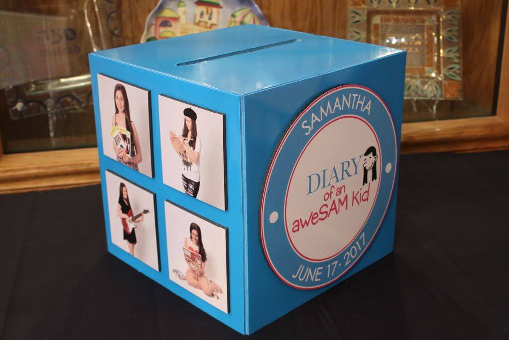 Bat Mitzvah Gift Box with Custom Logo and Photos