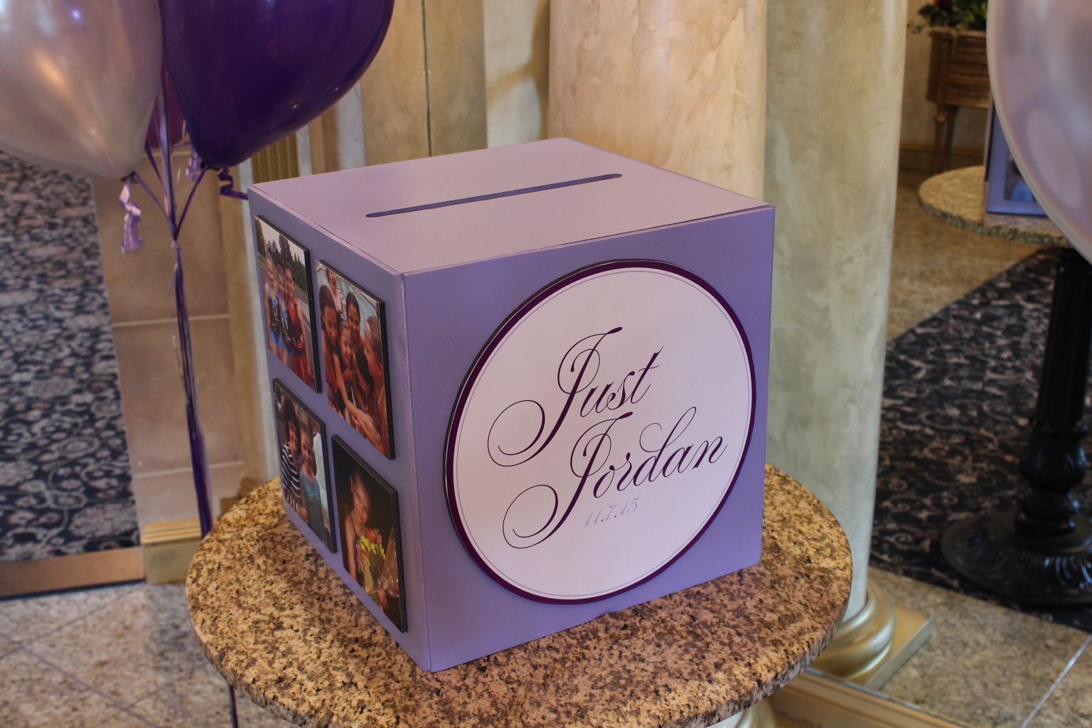 Bat Mitzvah Logo Gift Box with Photos
