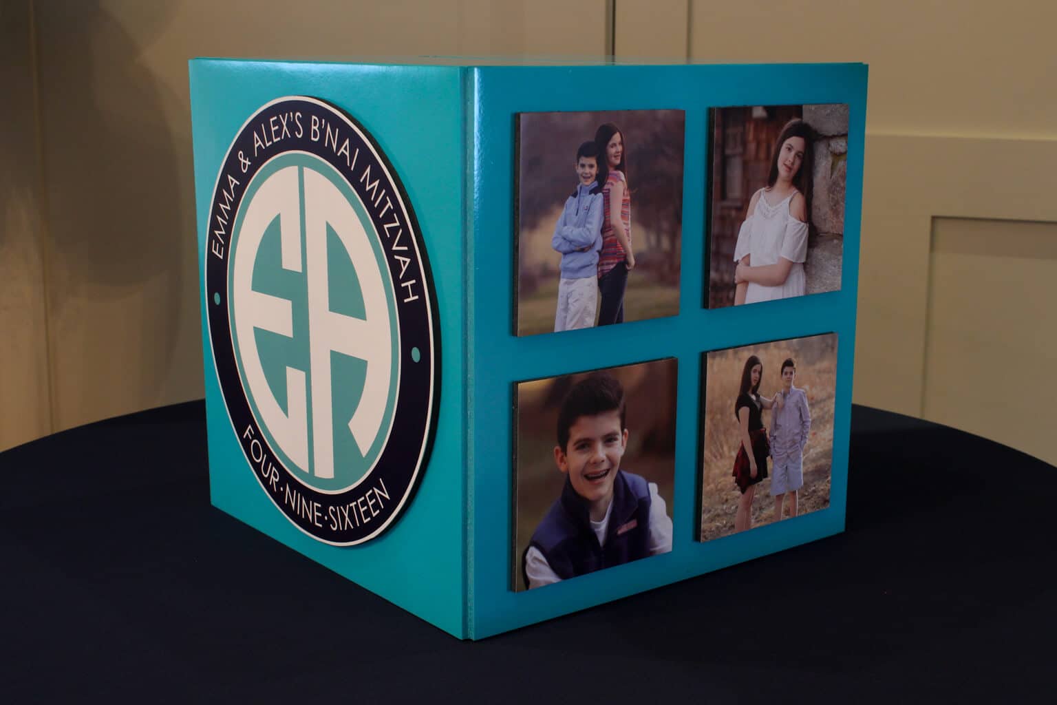 Bnai Mitzvah Gift Box with Custom Logo and Photos