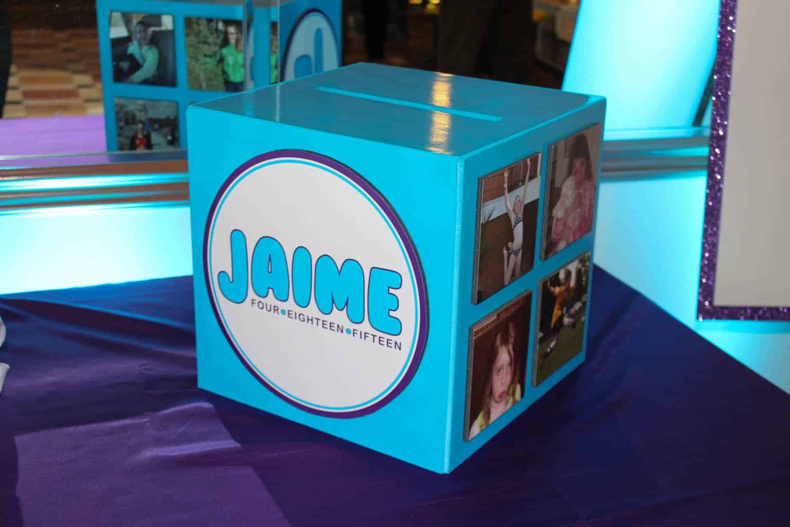 Bat Mitzvah Gift Box with Custom Logo and Photos