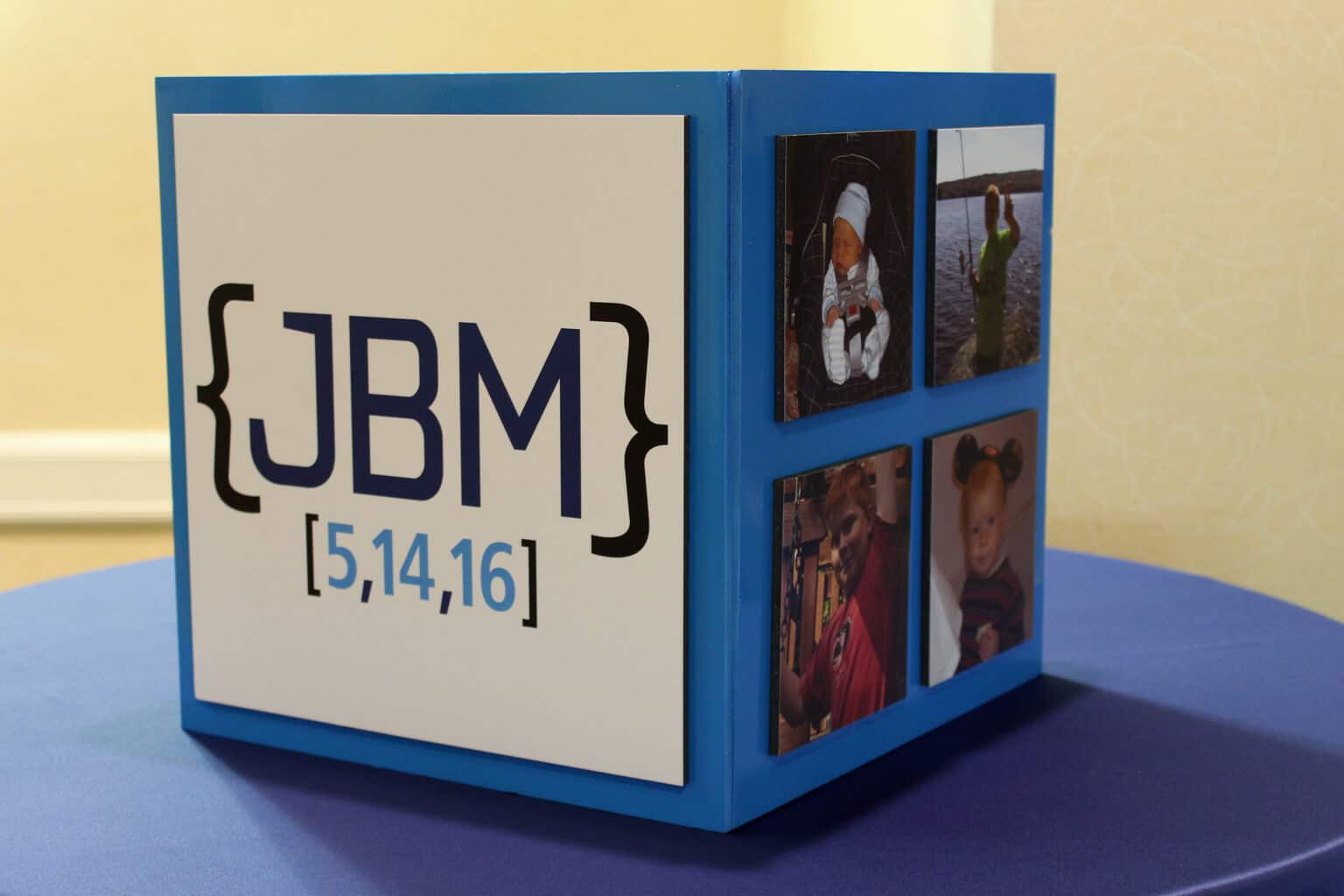 Technology Themed Bar Mitzvah Gift Box with Custom Logo and Photos