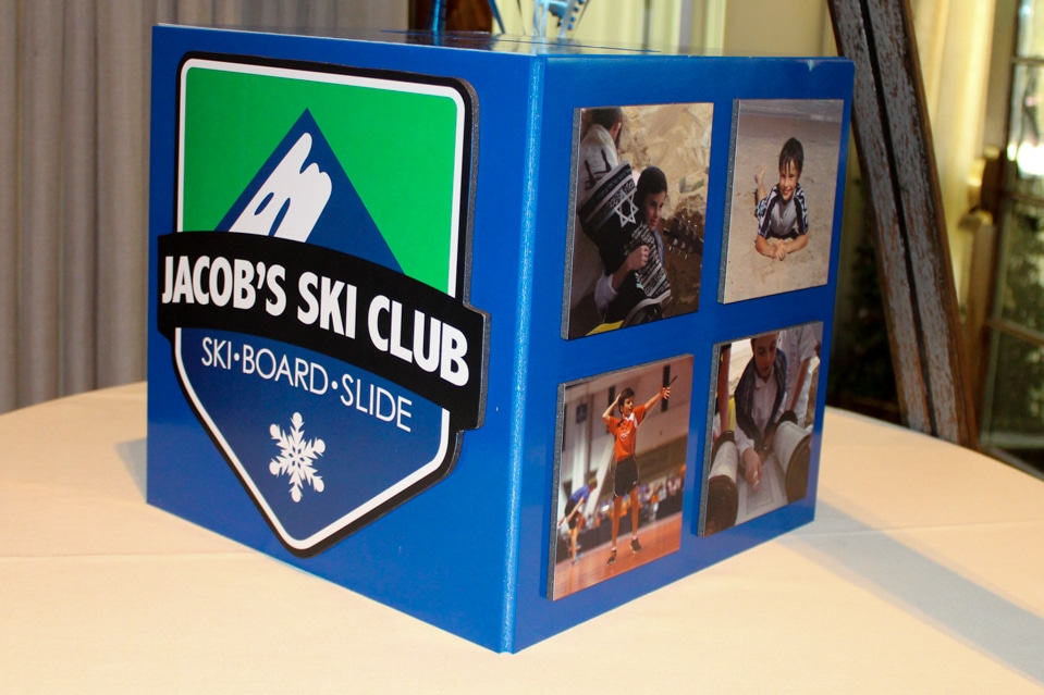 Ski Themed Gift Box with Custom Logo and Photos