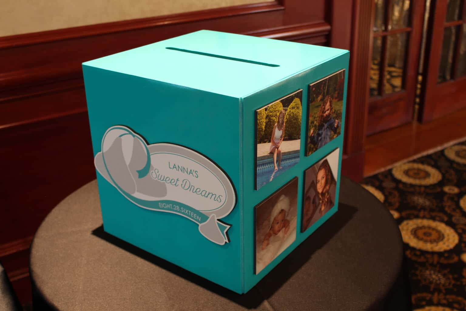 Bat Mitzvah Gift Box with Custom Logo and Photos