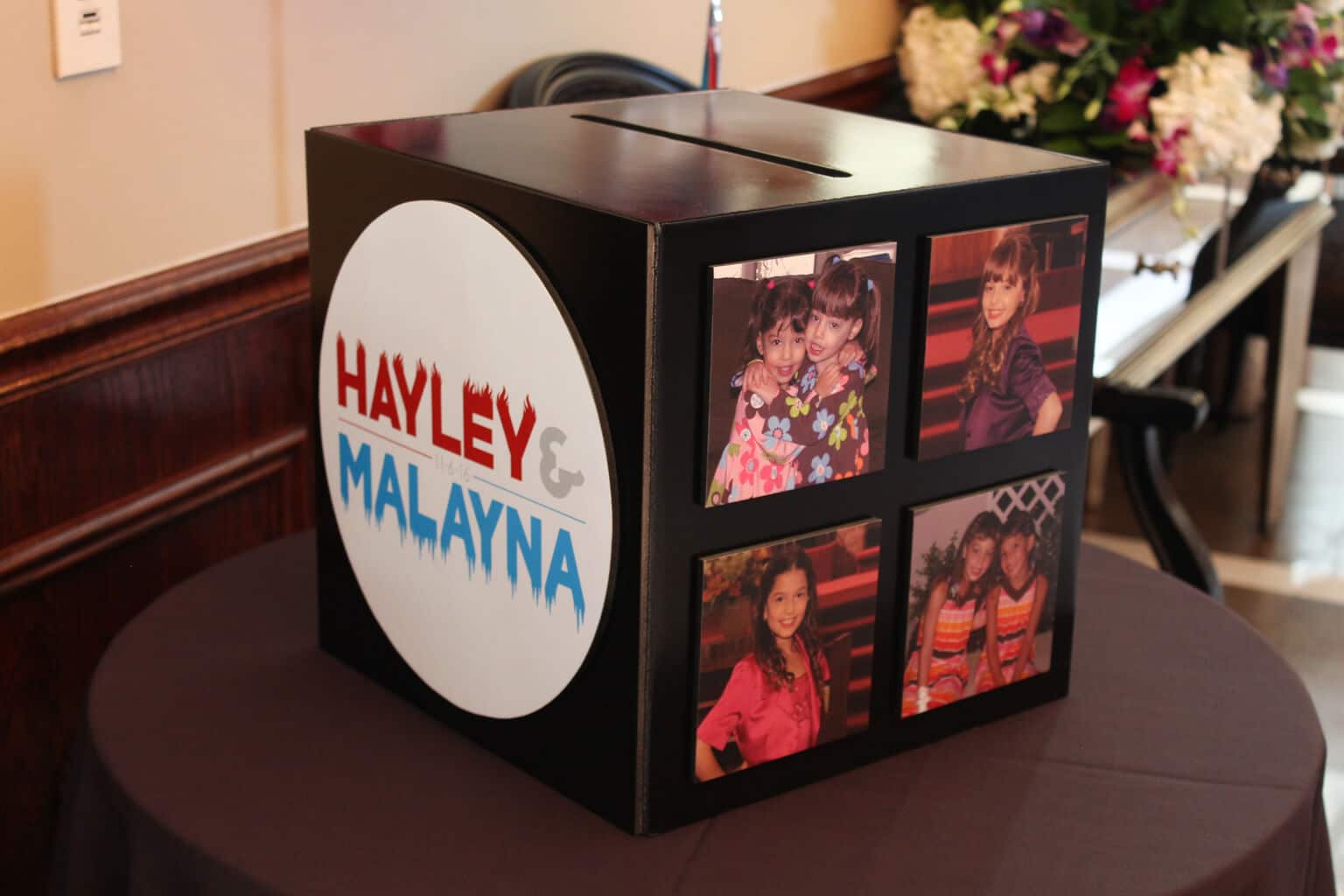Fire and Ice Themed B'nai Mitzvah Gift Box with Custom Logo & Photos