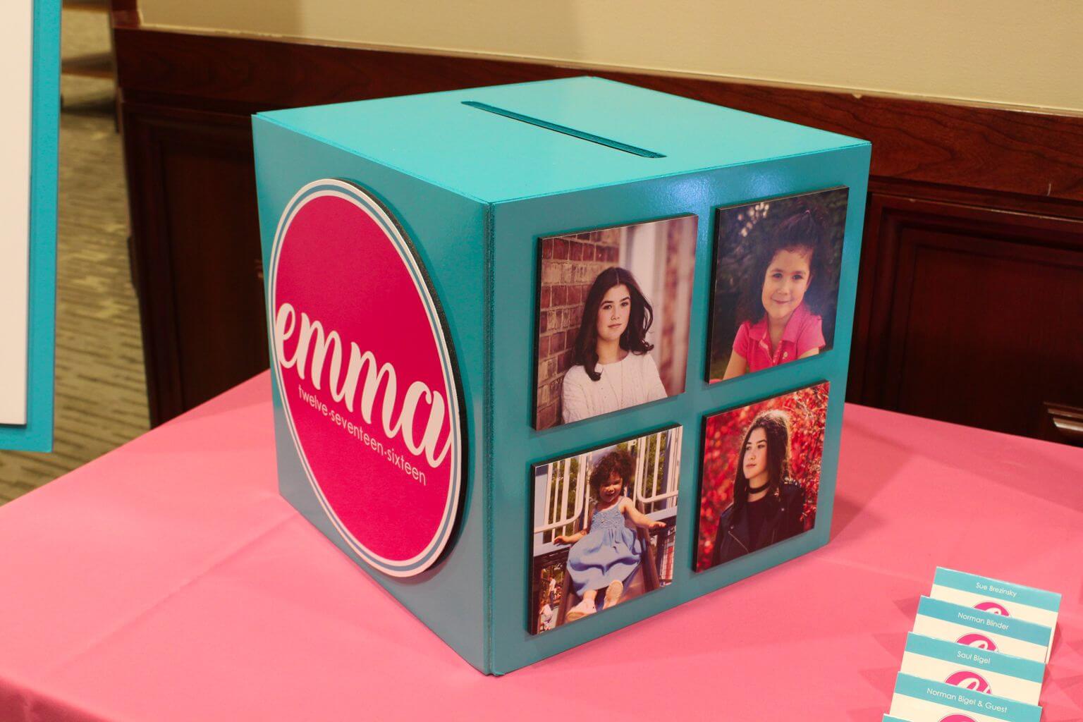 Bat Mitzvah Gift Box with Custom Logo and Photos