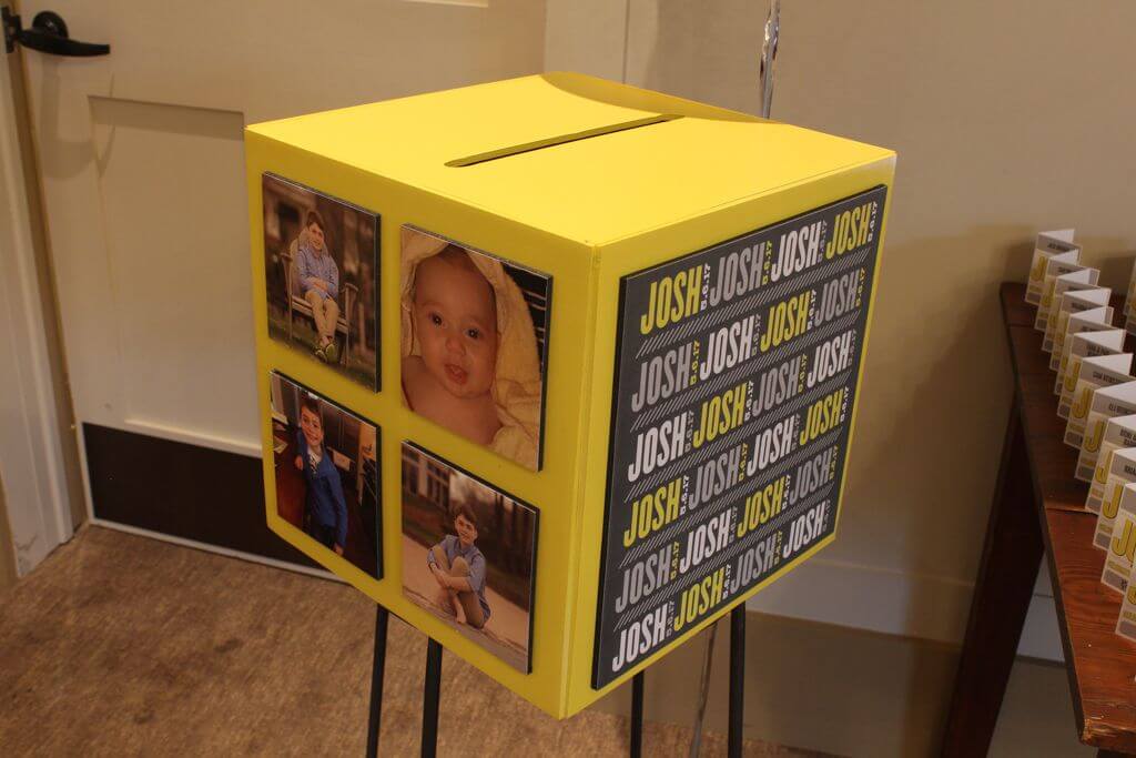 Bar Mitzvah Gift Box with Custom Logo and Photos