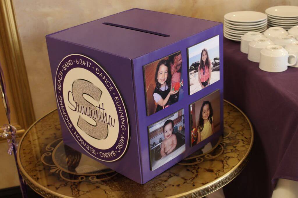 Bat Mitzvah Gift Box with Custom Logo and Photos