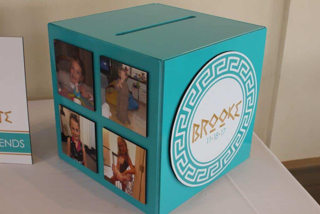 Greek Mythology Themed Gift Box with Logo and Photos