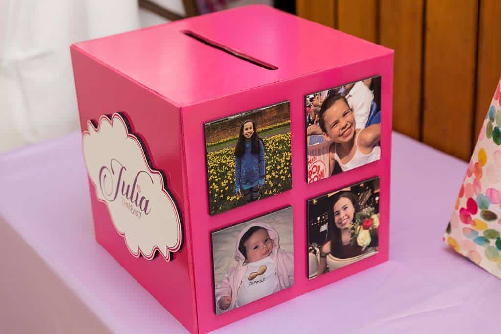 Bat Mitzvah Gift Box with Custom Logo and Photos