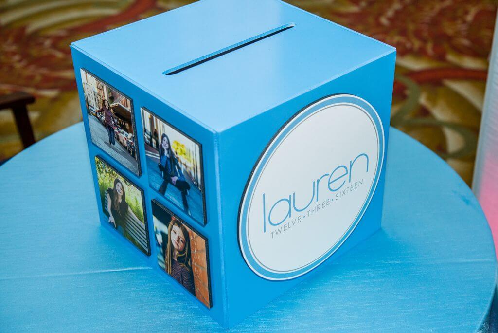 Bat Mitzvah Gift Box with Custom Logo and Photos