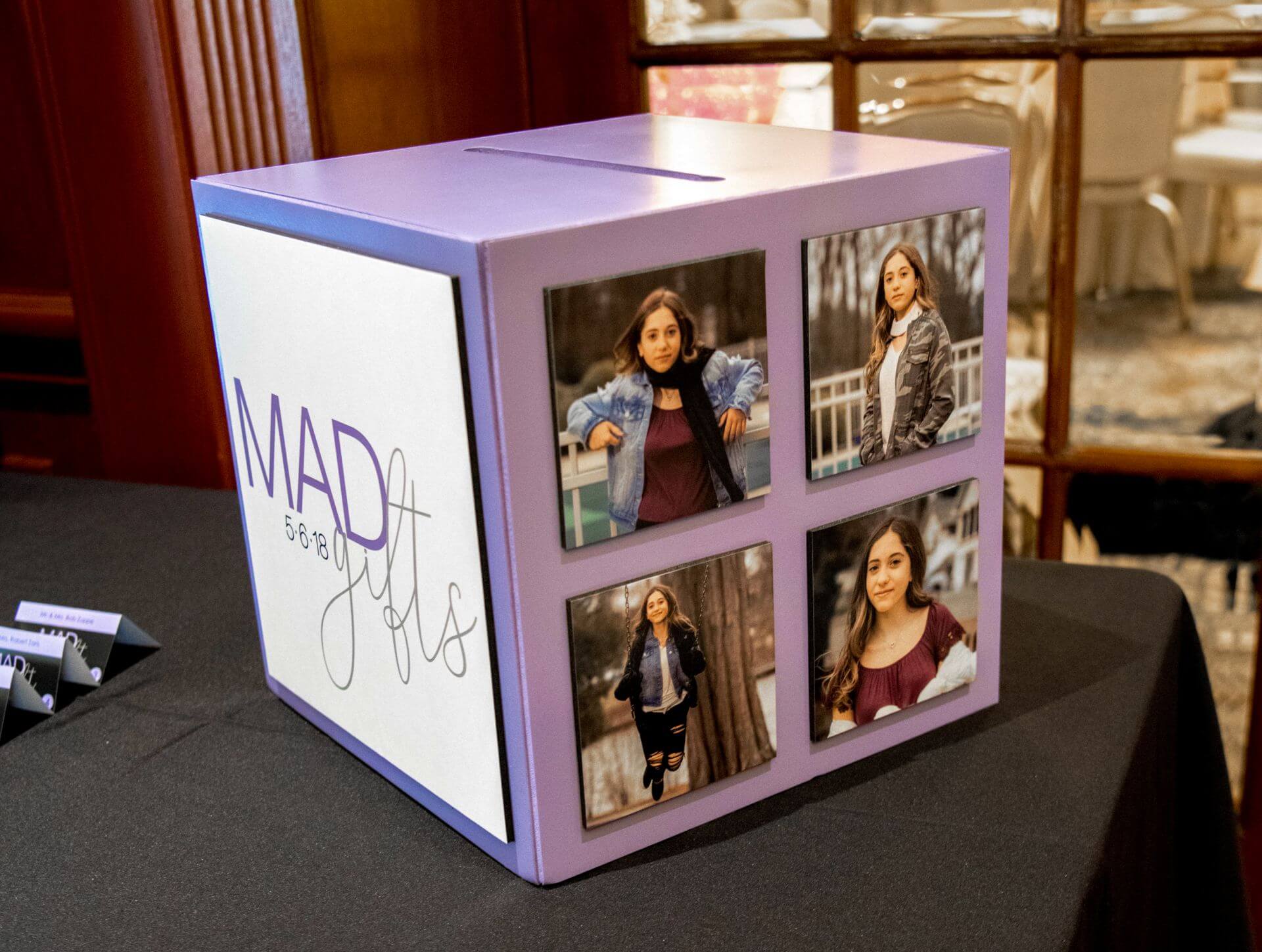 Bat Mitzvah Gift Box with Photos and Custom Logo
