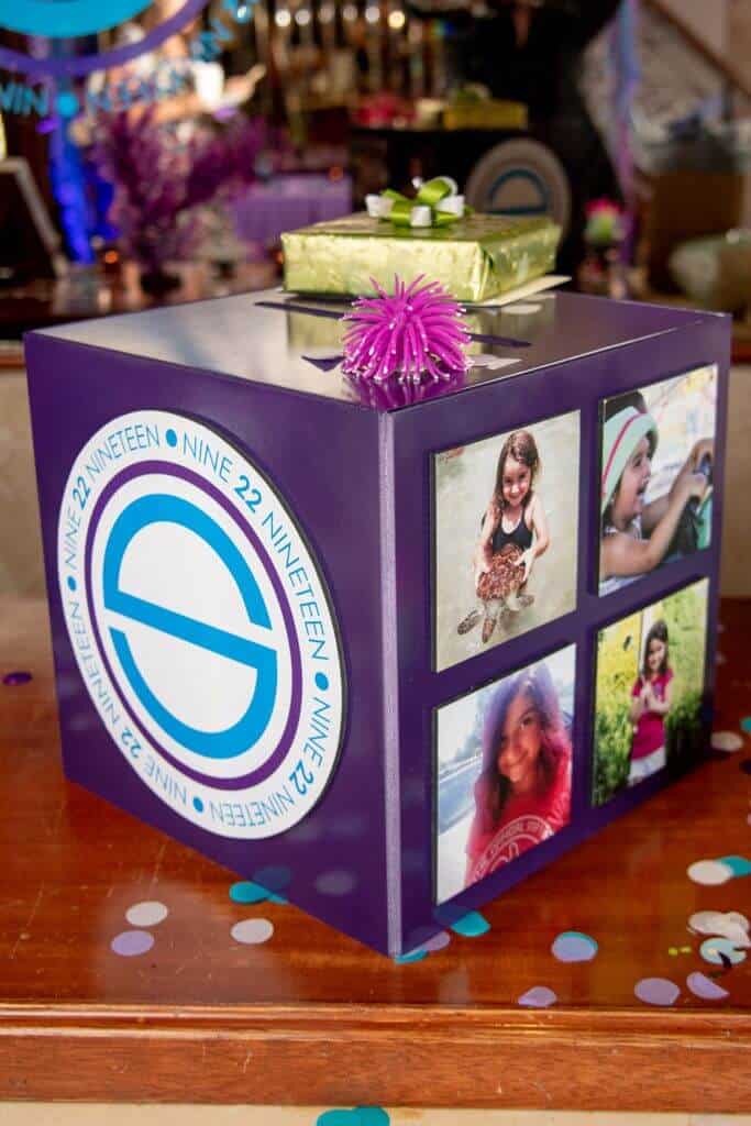 Bat Mitzvah Gift Box with Custom Logo and Photos