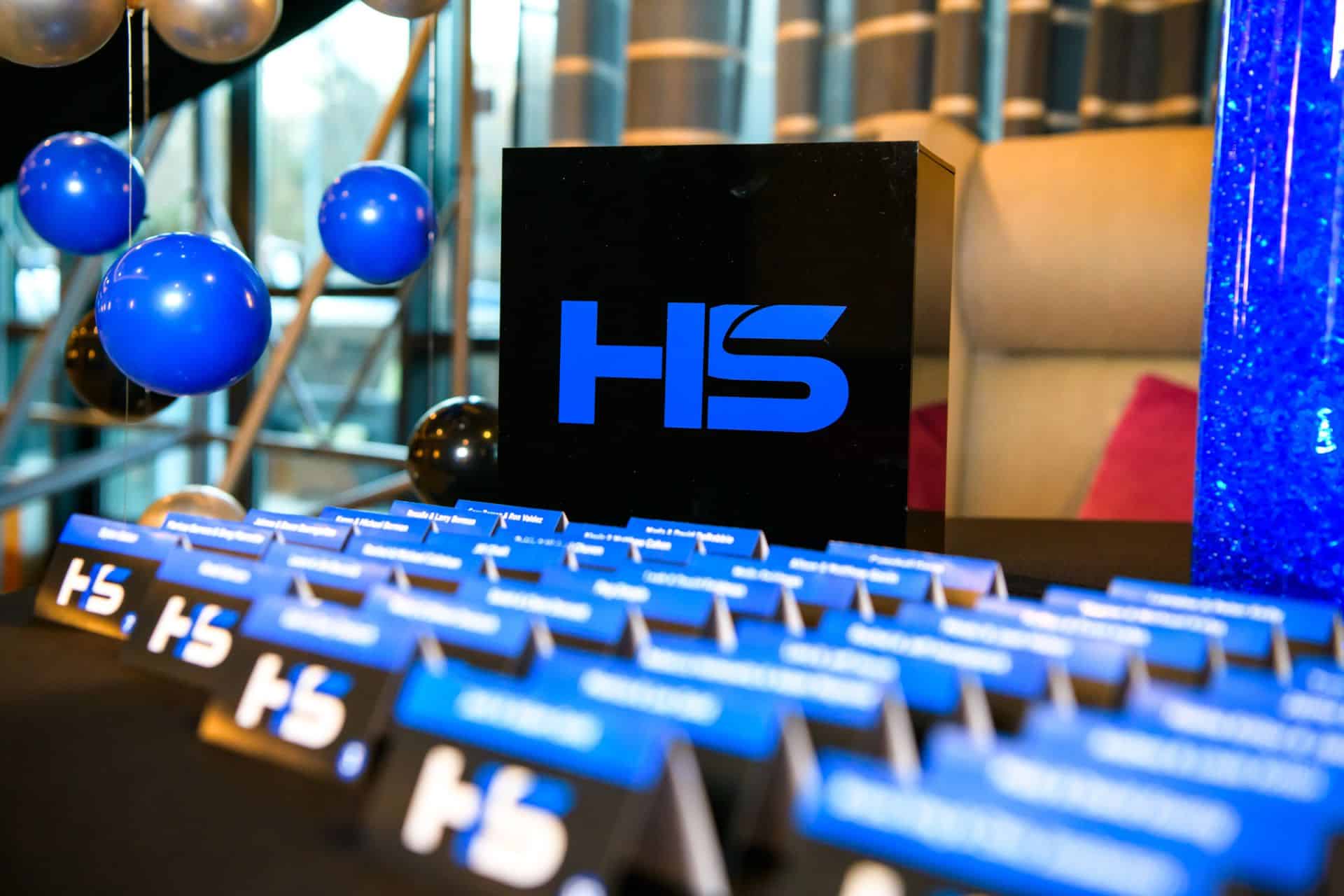 Black Acrylic Gift Box with Custom Logo for a Bar Mitzvah