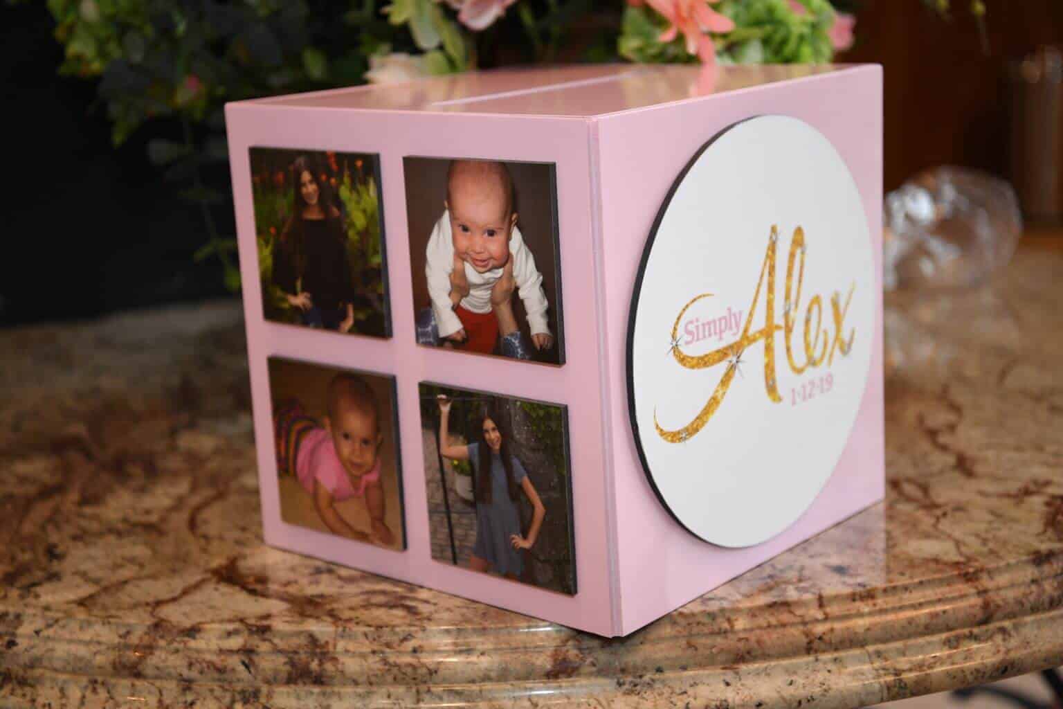 Bat Mitzvah Gift Box with Custom Logo and Photos