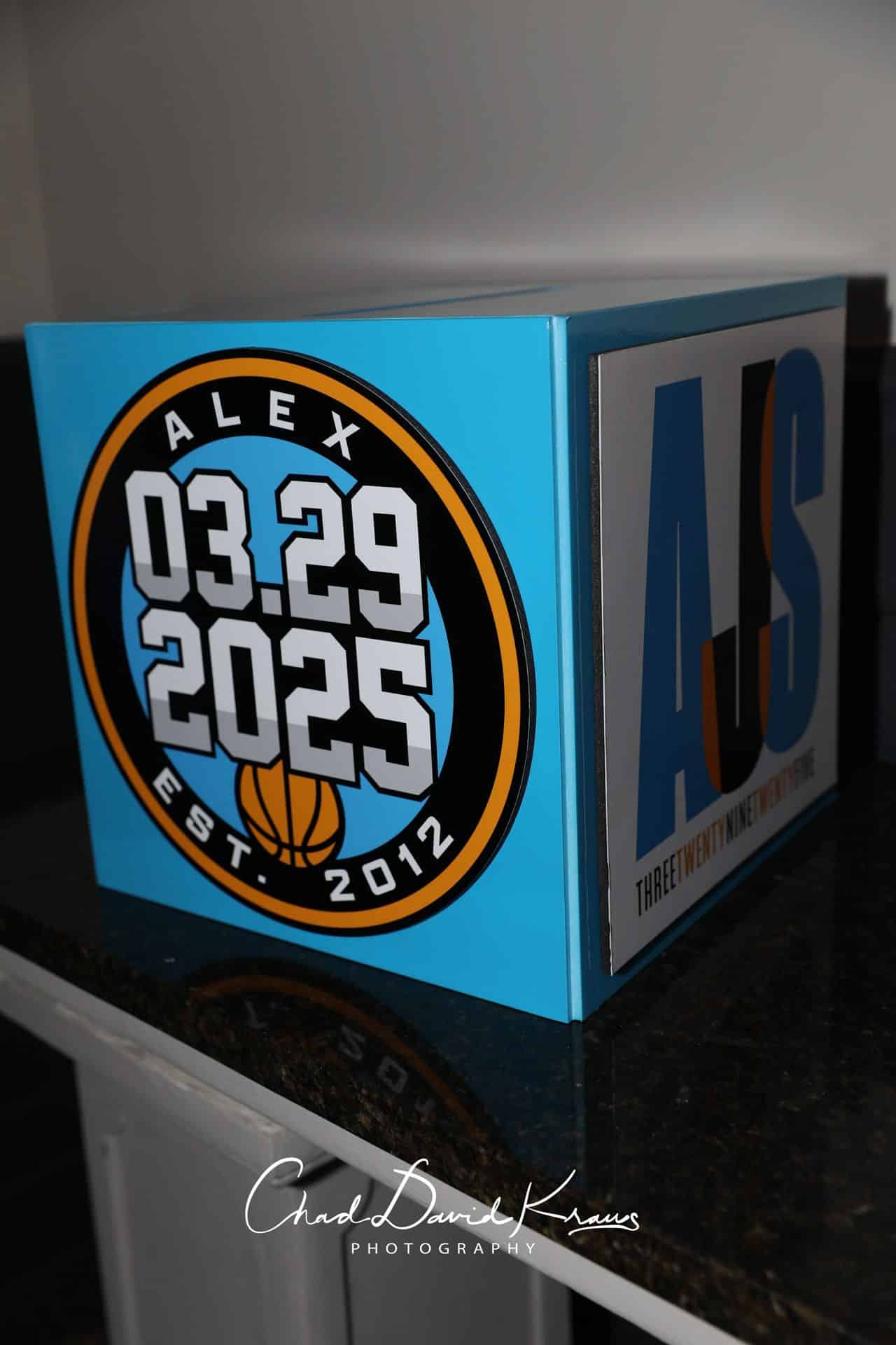 Custom Basketball Theme Gift Box