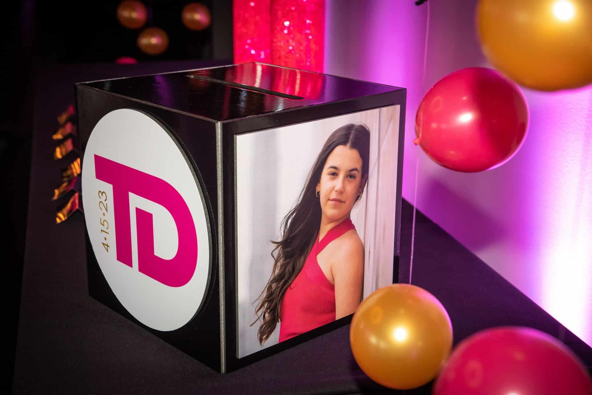 Bat Mitzvah Gift Box with Custom Logo and Photo