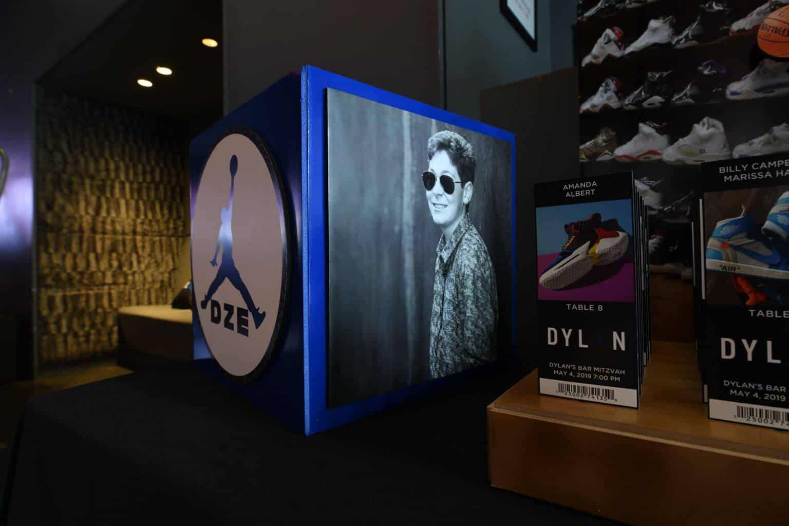 Jumpman Themed Gift Box with Custom Logo and Photos