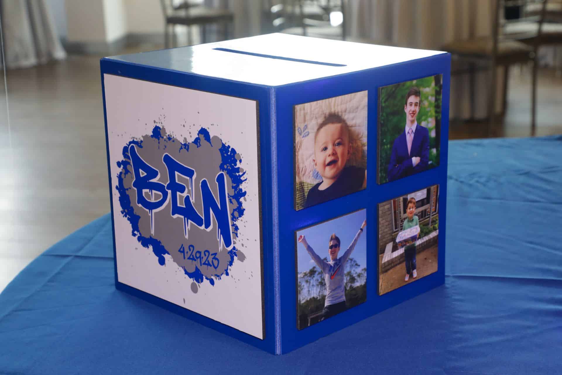 Custom Gift Box with Photos and Custom Logo